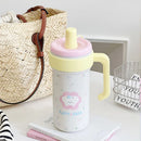 Axyaa Stainless Steel Insulated Water Bottle with Straw Infuser Handle