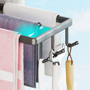 Axyaa Kitchen Dishcloth Holder Drying Hanger with Drain Pan - Sink Rack