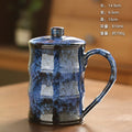 Axyaa Bamboo Ceramic Coffee Cup Large Capacity Drinking Mug