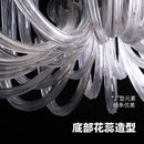 Axyaa Designer Glass Tube Luxury Pendant Light for Living Room Bedroom Restaurant
