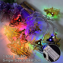 Axyaa Moon Star LED String Lights Eid Ramadan Home Decoration Party Supplies