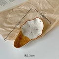 Axyaa Ceramic Ice Cream Plate Dessert Snack Serving Dish Fruit Salad Plates