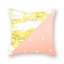 Geometric Marble Print Cushion Cover 45x45cm for Home Decor by Axyaa