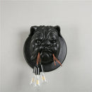 Axyaa Nordic Dog Head Wall Lamp for Bedroom Living Room, Resin Sconces with E14 LED