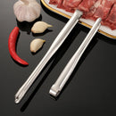 Axyaa Stainless Steel BBQ Clips with Extended Handle - Kitchen & Restaurant Cooking Tool