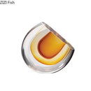 Amber Glass Vase Hydroponics with Artificial Flowers for Desk Decor by Axyaa