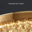 Axyaa Luxury Crystal Ceiling Chandelier Light for Living Room, Bedroom, Kitchen