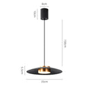 Axyaa Modern Black Dining Room Pendant Lights LED Chandelier Lighting