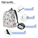 Axyaa Kids Backpack: Stitch Pink Angel School Daypack for Students.