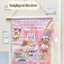 Axyaa Cartoon Wall Storage Organizer - 6 Pockets