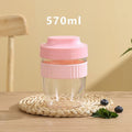 Axyaa Breakfast Oatmeal Cereal Cup Portable Yogurt Salad Spoon Container
