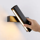 Axyaa Solid Wood LED Wall Lamp | Adjustable Nordic Bedside Lighting