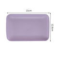 Axyaa Plastic Food Storage Tray Fruit Plates Snack Pan Kitchen Organizer