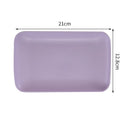 Axyaa Plastic Food Storage Tray Fruit Plates Snack Pan Kitchen Organizer