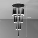 Axyaa Modern Stair Pendant Lights Chandelier LED Ceiling Lamp for Living Room