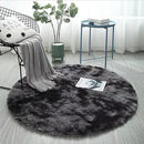 Axyaa 100/120cm Fluffy Round Shaggy Rug for Living Room, Bedroom, Kids' Room