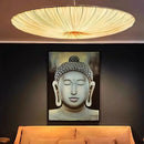 Axyaa Nordic Cloth Chandelier Lotus Leaf Hanging Lamp Indoor LED Lighting