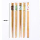 Axyaa Bamboo Celadon Printed Chopsticks Set