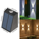 Axyaa Solar LED Fence Lights for Outdoor Garden, Stairs, Courtyard, and Wall Decoration