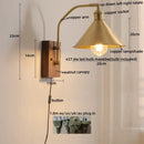 Axyaa Ceramic LED Wall Lights Nordic Bedside Lamp for Home Decor