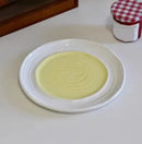 Axyaa Ceramic Dessert Plates: Colorful Underglaze Cake and Dining Plate Set