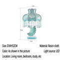 Axyaa Peacock Table Lamp LED Luxury Bedroom Living Room Hotel Light
