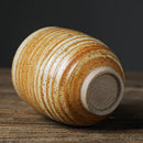 Axyaa Handmade Glaze Coffee Mug, Large Ceramic Tea Cup, Creative Two-tone Espresso
