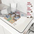 Axyaa Diatom Mud Kitchen Drain Pads, Festive Cartoon Design, Absorbent Tableware Mat