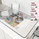 Axyaa Diatom Mud Kitchen Drain Pads, Festive Cartoon Design, Absorbent Tableware Mat