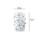 Axyaa Abstract Dots Resin Vase with Round Irregular Bumps