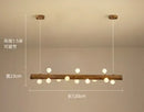 Axyaa Nordic Art Dining Pendant Light Bar Chandelier, American Retro Inn Decor