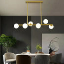 Axyaa Glass Ball Chandelier Suspension for Dining Room, Kitchen, Office - Modern Design