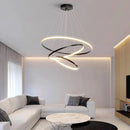 Axyaa LED Chandeliers: Modern Pendant Lights for Living Room & Dining Room