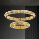 Axyaa Luxury Crystal Chandeliers for Home Villa Lighting in Living Dining Room