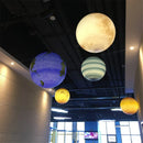 Axya Planet Pendant Lights: Decorative LED Chandelier, Indoor/Outdoor Resin Lamp