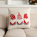 Axyaa Christmas Hat Velvet Chenille Pillowcase - 45x45cm
