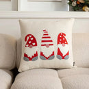Axyaa Christmas Hat Velvet Chenille Pillowcase 45x45cm