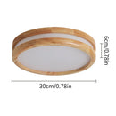 Axyaa Wooden LED Ceiling Light Chandelier Pendant for Modern Home Lighting