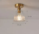 Axyaa Modern Glass Shade Ceiling Lights with E27 Holder