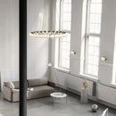 Axyaa Glass Ball Chandelier Interior Lighting Fixture