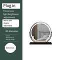 Axyaa Light-Up Vanity Mirror with Smart Touch Control, 3 Colors, 360° Rotation
