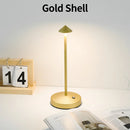 Axyaa LED Touch Night Desk Lamp: Rechargeable, 3 Color Temperatures, Stepless Dimming