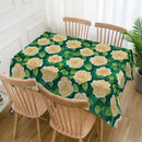 Axyaa Floral Waterproof Tablecloth for Home Decor
