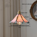 Axyaa Nordic Glass Copper LED Pendant Lamp for Dining Room and Bedroom