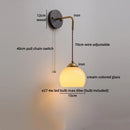 Axyaa Glass LED Wall Lamp Lighting Bathroom Stair Light.