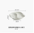 Axyaa Ceramic Sashimi Plate Set | High-Grade Small Dish Platter for Home and Commercial