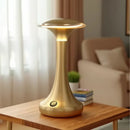 Axyaa LED Touch Sensor Table Lamp for Night Light Reading, Wireless Rechargeable