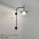 Axyaa Circular Iron UFO LED Wall Lamp for Nordic Living Room, Bedroom & Study