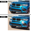 Axyaa LED Angel Eyes Headlights for BMW X3 X4 X5 X6 F25 F26 F15 F16