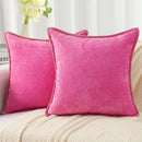 Axyaa Chenille Velvet Pillow Cover for Cozy Home Decor